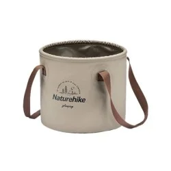 Naturehike Foldable Round Bucket - Light Brown (20L)